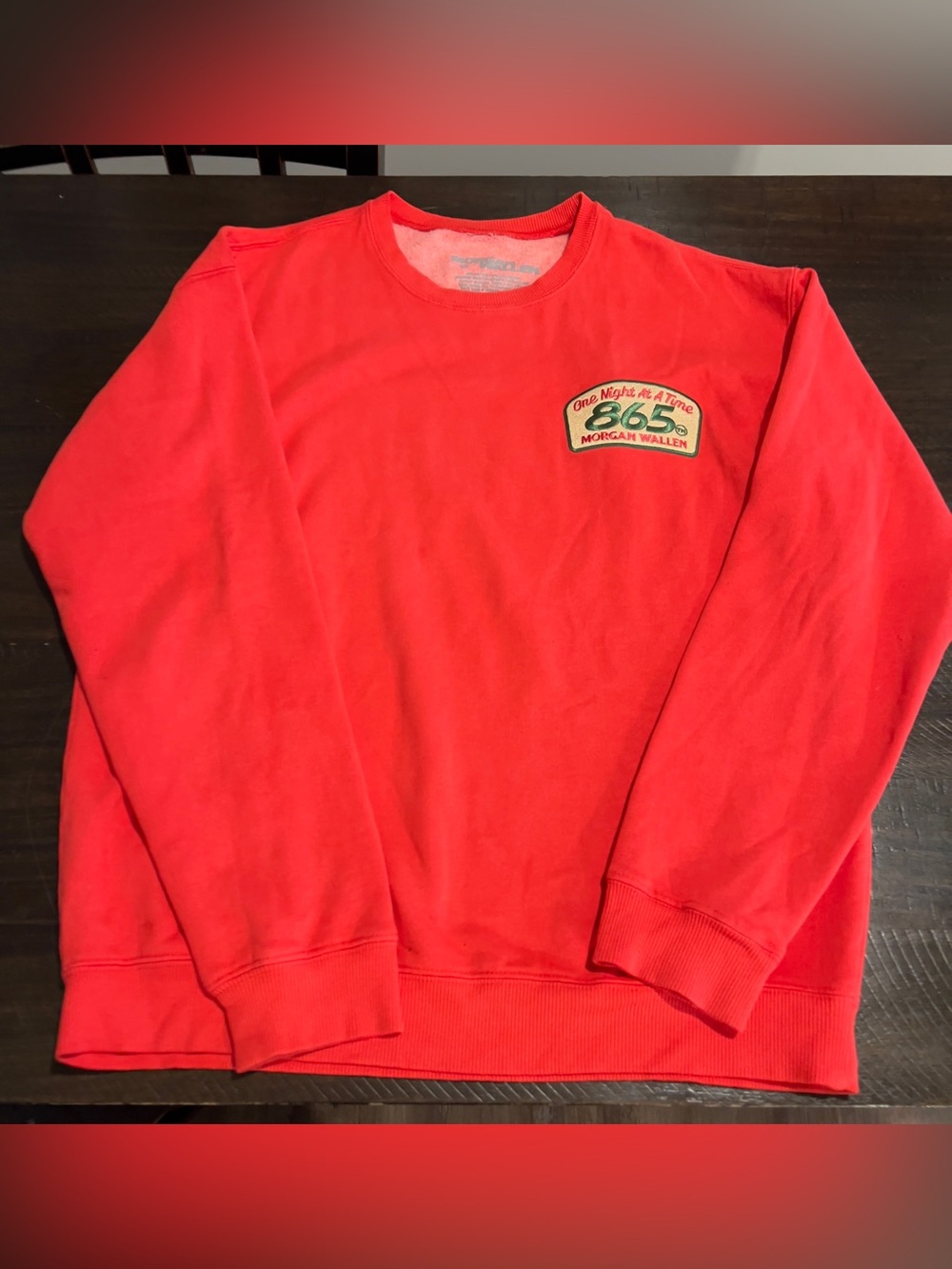 Morgan Wallen 365 Red Crewneck Sweatshirt